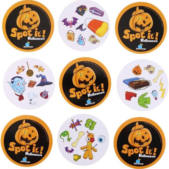 Table Game Tin Box Spot It On The Road  Card Game Friends Party Card (Halloween) - Picture 9 of 9